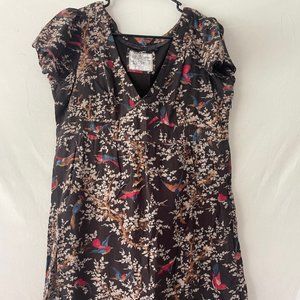 Vintage cotton bird dress